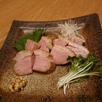 蕎や 月心 - 合鴨ロースト蒸し これマジ美味しい 柔らかいです