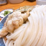 手打ちうどん 上を向いて - 