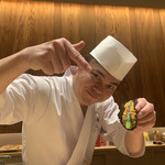 鮨 由う - プリン巻き完成♪