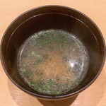 鮨 由う - 味噌汁