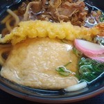 麺屋　まる - 「全部のせうどん（＠５８０円税込）」ダシが私好み。写真のうどんは１玉です。
