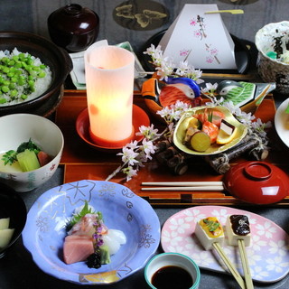 日本が誇る“四季”の移ろいを一皿に留めて。旬を食す懐石コース