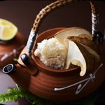 Ajisai Shunka Na Bana - 鱧と松茸の土瓶蒸し