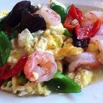 台湾料理故宮 - 6回目2/1海老と玉子の塩炒め780円