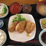 山里波 - 豚ヒレカツ定食 ¥1200