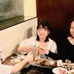 Yakiniku Ue Wo Muite Arukou - 女子会でも食べて飲んで喋って楽しいひと時を！