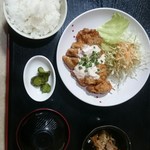 Oshokujidokoro Murakamiya - チキン南蛮ハーフ定食