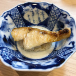 松寿司 - ノドグロ塩焼き。これくらいの焼き加減が好き♡