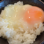 h Matsuya Saketen - 温玉ではまだ味が濃いので生卵がよかった