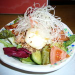 漁菜克献 - ツナと温玉のサラダ