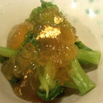 Wano Zen Shin Tomi - 煮魚定食（菜の花のお浸し）