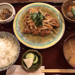 即今料理 仁 - 鳥唐揚げの野菜あんかけ定食