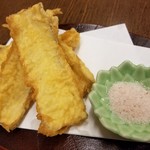 かずき - 釣りたての太刀魚の天ぷら　✨絶品✨