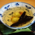 比良山荘 - お出汁が優しい、銀杏美味しかった！