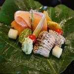 比良山荘 - 琵琶マスと鰻の焼き霜！