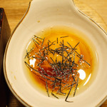 鯛めし魚然 - 宇和島鯛めし膳(¥980)のダシ汁