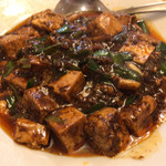 芙蓉菜館 - 芙蓉菜館(葉ニンニク入りマーボ豆腐)