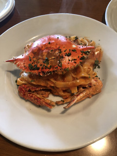 VILLA ROSSO TRE - 渡り蟹のトマトクリームパスタ