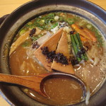 長野土鍋ラーメン たけさん - 信州味噌蔵ラーメン780円
