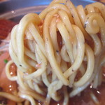 長野土鍋ラーメン たけさん - 麺