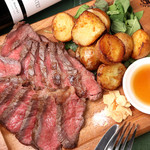 Beef shoulder loin Steak truffle sauce 200g