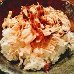 鶏一途 - 削りたての鰹節