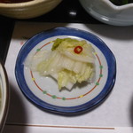 Minshuku Shinkomatsuya - 夕食⑥（漬物）