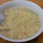 中国四川料理 仁 - 海鮮卵炒め入りラーメン（塩味）の麺