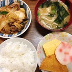 Edo bori - 白菜の炊いたんと御菜