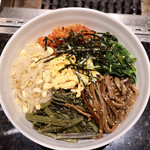 桔梗苑 - ビビンバハーフ