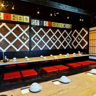 Private rooms and banquet halls with a great atmosphere...for 2 to 36 people♪