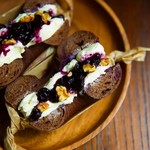 0.6 RICE BRAN OIL - 米糠ブルーベリーソイチーズベーグル（Vegan）