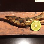 室町 和久傳 - 鮎の串焼き