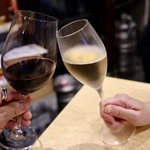 波へい - オーナーと乾杯♪