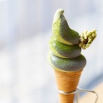 0.6 RICE BRAN OIL - まっちゃ米ポン米糠ソフトクリーム（ミックス）