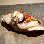 菊鮨 - 煮蛤・・この日の蛤はいつもより大きいですね、美味しい。