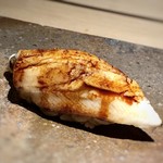 菊鮨 - 穴子・・この日の穴子はいつにも増して美味しく思えました。