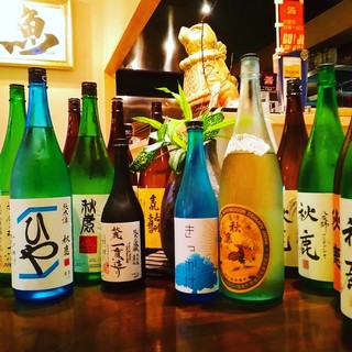 本店備有不遜色於料理的特色酒。