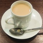 竹乃家 - 食後に出してくれる、ミニコーヒー。私には、ちょうど良い量でした。