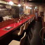 麺バカ　がんばらんば - 手前：カウンター
