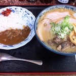 こく一番 ラーメン みどりや - みそラーメン+ミニカレー