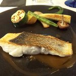 PRIMO - ヒラスズキのソテー　ズッパ ディ ペッシェソース（2019.8）