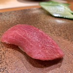 天寿し - 鮪　醤油で