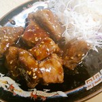 Sakura - 牛肩ロースサイコロステーキ　夜お勧めメニューです。