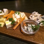 Assortment of various cheeses