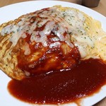 レストランメロディ - オムライス(1090円)+チーズ(150円)