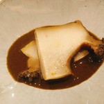 すし うえだ - 鮑肝ソース