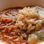 ガーデンラウンジ - 塩麹チキンと茄子のココナッツグリーンカレー