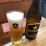 めんや 麺介 - 瓶ビール