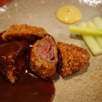 くいしんぼー山中 - カイノミのビフカツ♪